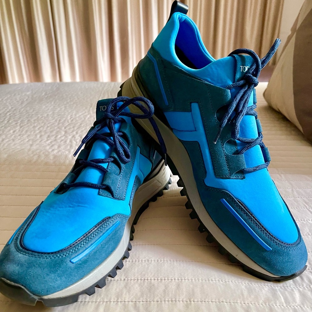 TOD’s fashion sneakers men ! In neopren/leather